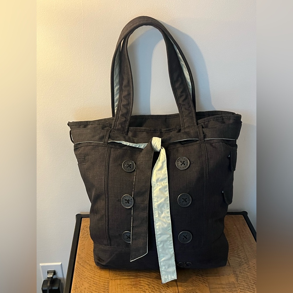 OGIO Hampton Tote - Grey With Mint Lining
